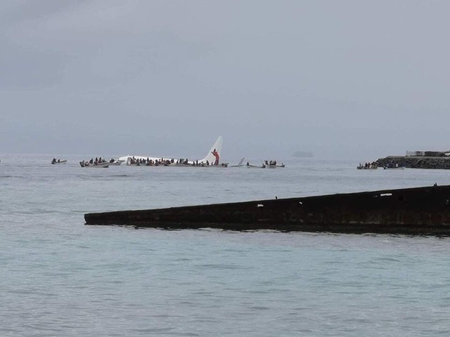 Máy bay của Papua New Guinea rơi xuống biển Micronesia - Ảnh 1.