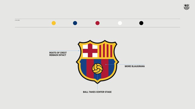Barcelona công bố logo mới, xóa bỏ 3 chữ cái huyền thoại - Ảnh 1.
