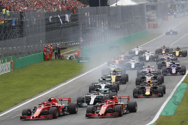 Đua xe F1: Lewis Hamilton về nhất chặng Grand Prix Italia - Ảnh 2.