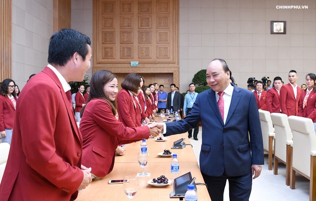Thủ tướng gặp mặt đoàn thể thao Việt Nam dự ASIAD 2018 - Ảnh 2.