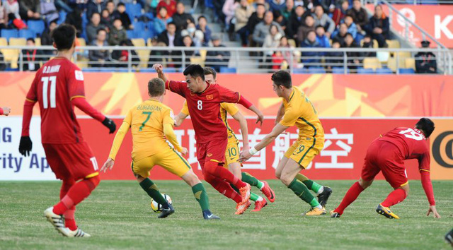 ẢNH: Những khoảnh khắc ấn tượng trong chiến thắng lịch sử của U23 Việt Nam trước U23 Australia - Ảnh 1.