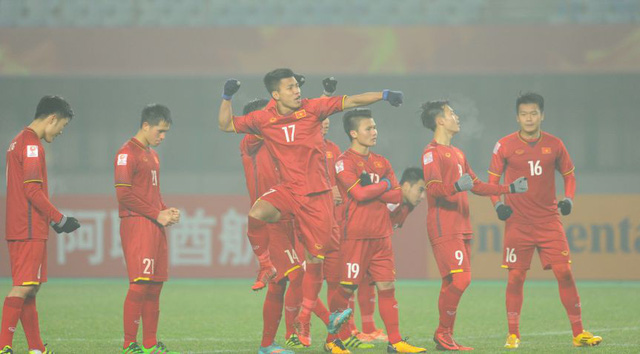 Ảnh: Nhìn lại những khoảnh khắc ấn tượng, tự hào trong chiến thắng lịch sử của U23 Việt Nam trước U23 Iraq - Ảnh 14.