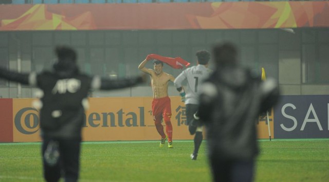 Ảnh: Nhìn lại những khoảnh khắc ấn tượng, tự hào trong chiến thắng lịch sử của U23 Việt Nam trước U23 Iraq - Ảnh 16.