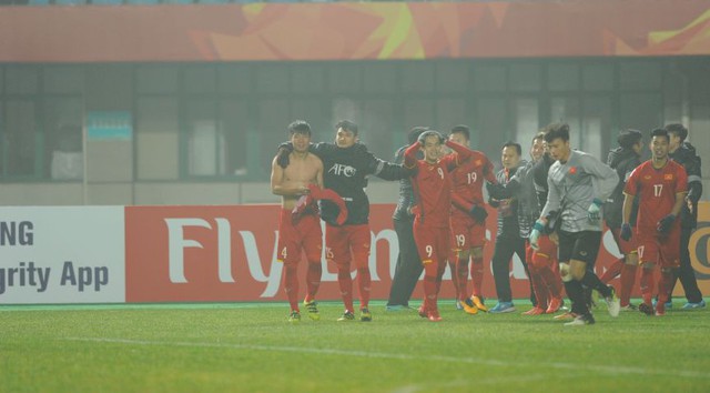 Ảnh: Nhìn lại những khoảnh khắc ấn tượng, tự hào trong chiến thắng lịch sử của U23 Việt Nam trước U23 Iraq - Ảnh 15.