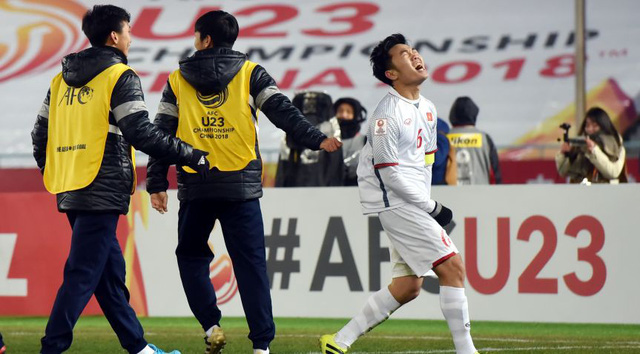 Ảnh: Nhìn lại những khoảnh khắc ấn tượng, tự hào trong chiến thắng lịch sử của U23 Việt Nam trước U23 Qatar - Ảnh 17.