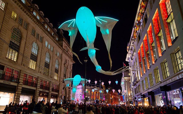 Thủ đô London, Anh rực rỡ trong lễ hội ánh sáng - Ảnh 1.