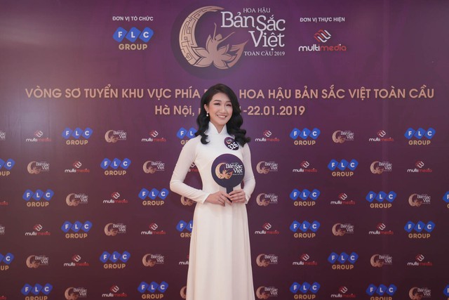 Bạn gái Trọng Đại gây chú ý tại sơ khảo Hoa hậu Bản sắc Việt toàn cầu 2019 - Ảnh 3.