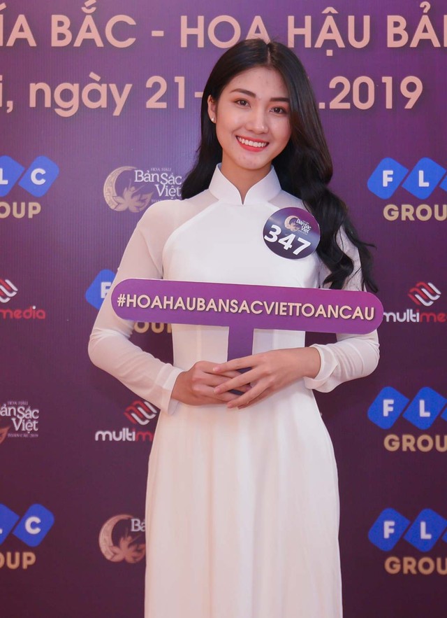 Bạn gái Trọng Đại gây chú ý tại sơ khảo Hoa hậu Bản sắc Việt toàn cầu 2019 - Ảnh 4.