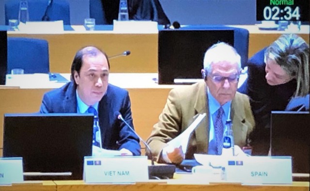 Việt Nam dự Hội nghị Bộ trưởng Ngoại giao ASEAN-EU lần thứ 21 - Ảnh 1.