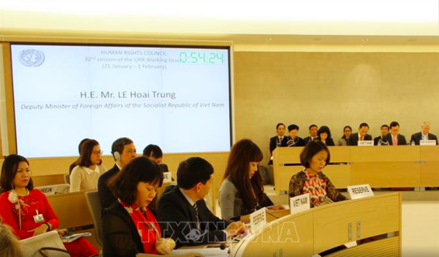 Việt Nam cam kết tiếp tục nỗ lực thúc đẩy và bảo vệ quyền con người theo các chuẩn mực quốc tế - Ảnh 1.