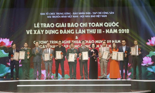 Đài THVN xuất sắc giành 3 giải tại Lễ trao giải báo chí toàn quốc về xây dựng Đảng lần thứ III - năm 2018 - Ảnh 1.