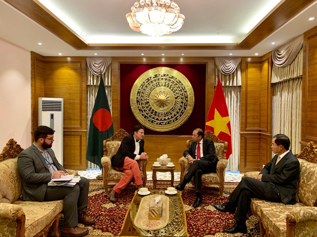 Đặc phái viên Thủ tướng Chính phủ, Thứ trưởng Bộ Ngoại giao Nguyễn Quốc Dũng thăm Bangladesh - Ảnh 2.