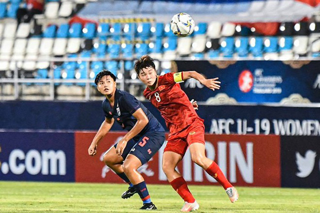 U19 nữ Thái Lan 0-2 U19 nữ Việt Nam: Khởi đầu thuận lợi! - Ảnh 1.