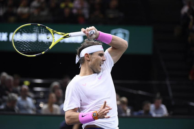 Paris Masters 2019: Thắng Mannarino, Nadal đối đầu Wawrinka tại vòng 3 - Ảnh 1.