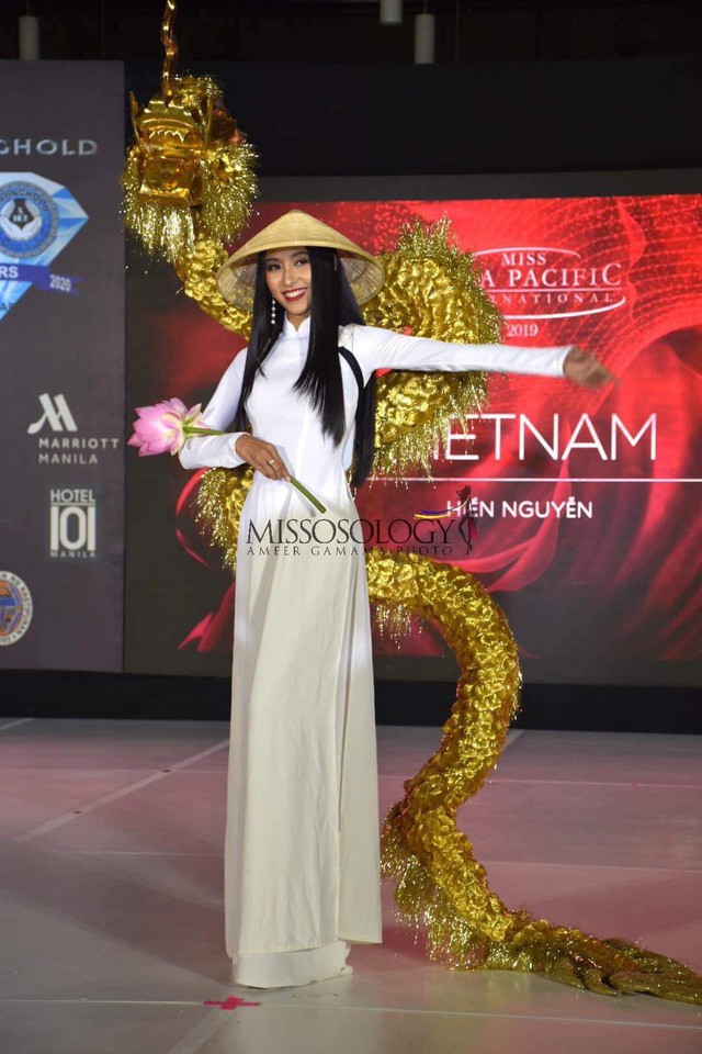 Thu Hiền trượt giải quốc phục tại Hoa hậu châu Á - Thái Bình Dương 2019 - Ảnh 1.