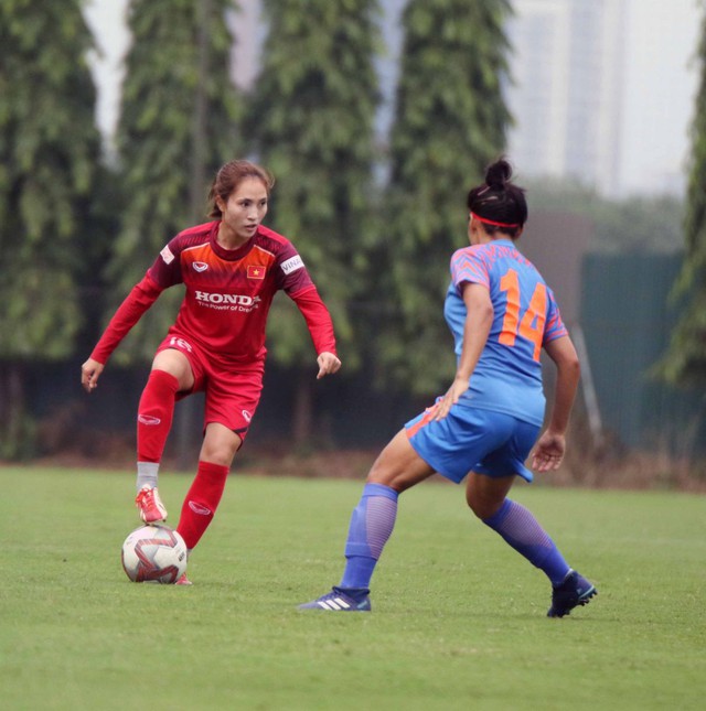 Thi đấu giao hữu, ĐT nữ Việt Nam thắng ĐT nữ Ấn Độ 3-0 - Ảnh 1.