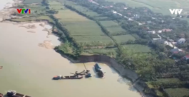 Hậu quả khai thác cát trái phép tại Phú Thọ - Ảnh 1.