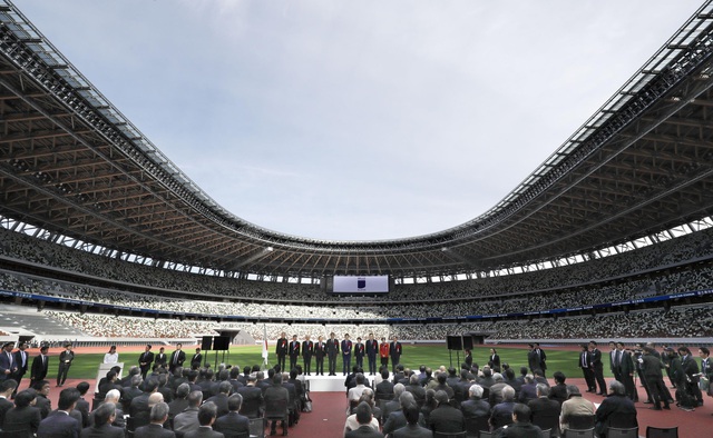 Nhật Bản khánh thành sân vận động quốc gia phục vụ Olympic Tokyo 2020 - Ảnh 2.