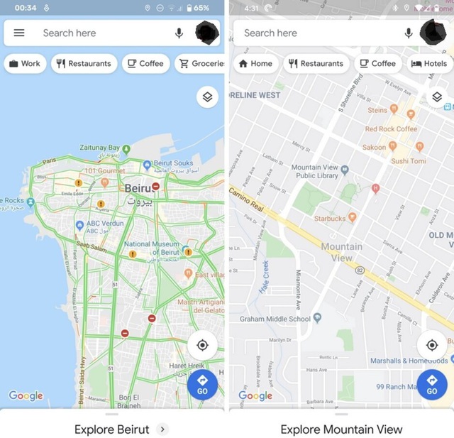 Google Maps thay đổi giao diện phù hợp cho các tính năng điều hướng trên Android 10 - Ảnh 1.