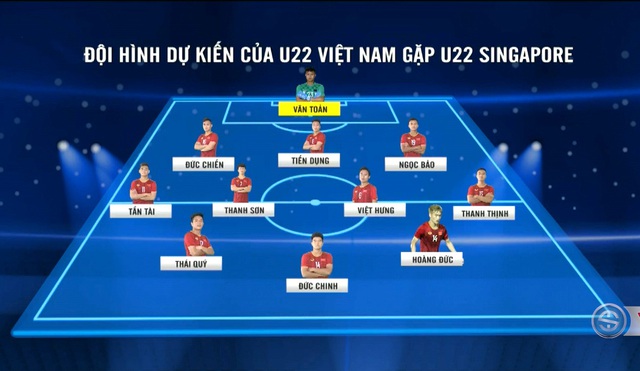 Đội hình dự kiến ĐT Việt Nam gặp ĐT Singapore: Đức Chinh, Hoàng Đức đá chính - Ảnh 1.