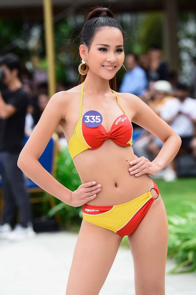 Dàn thí sinh Hoa hậu Hoàn vũ Việt Nam thi Người đẹp Biển - Ảnh 8.