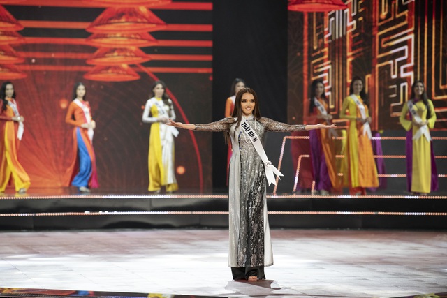 Top 45 trình diễn áo dài đẹp hớp hồn tại Bán kết Hoa hậu Hoàn vũ Việt Nam 2019 - Ảnh 5.