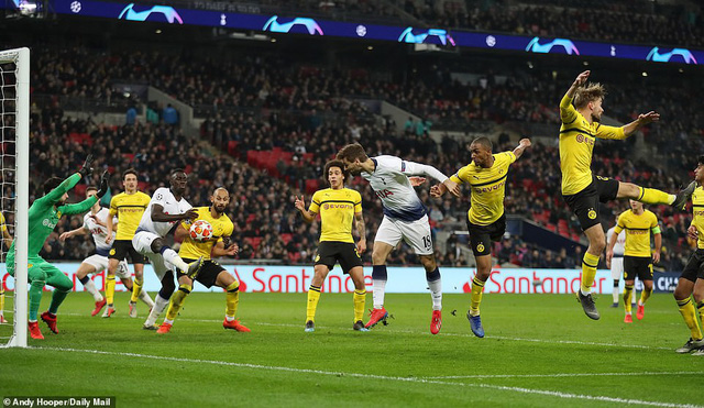 Vòng 1/8 Champions League: Hiệp 2 bùng nổ, Tottenham nhấn chím Dortmund - Ảnh 3.