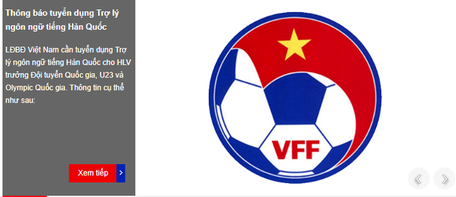 VFF một lần nữa phải tìm trợ lý ngôn ngữ mới cho HLV Park Hang-seo - Ảnh 1.