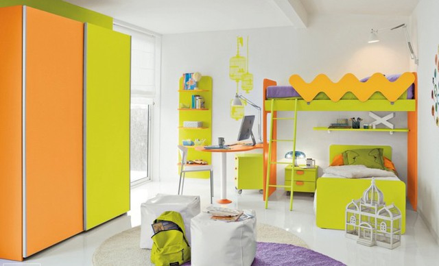 Trang trí phòng ngủ độc đáo cho trẻ bằng sự kết hợp màu sắc - Ảnh 8.