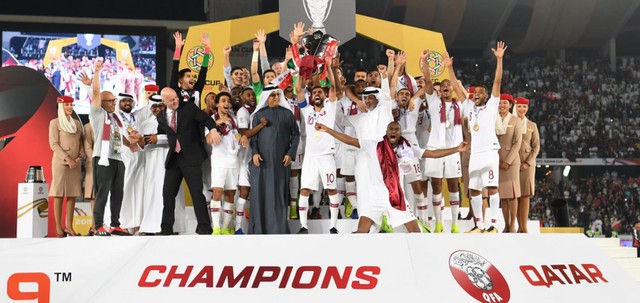 ẢNH: Nhìn lại những khoảnh khắc đăng quang chức vô địch Asian Cup 2019 của ĐT Qatar - Ảnh 10.