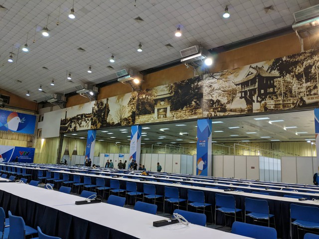 Trung tâm báo chí quốc tế phục vụ Hội nghị thượng đỉnh Mỹ-Triều được trang bị hiện đại nhất - Ảnh 3.