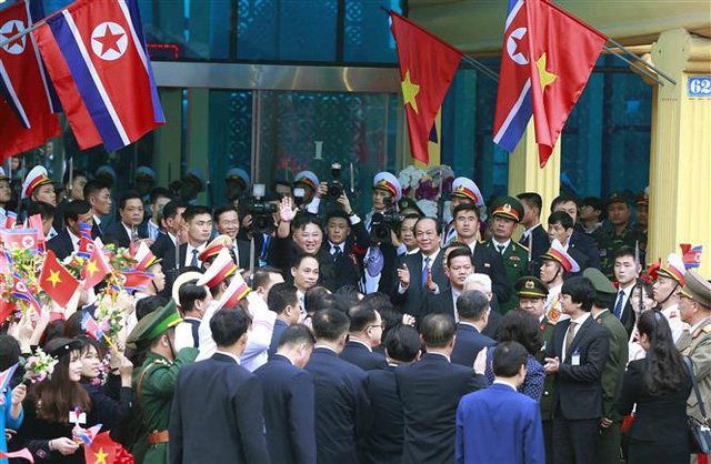 Chùm ảnh: Chủ tịch Triều Tiên Kim Jong-un rời ga Đồng Đăng (Lạng Sơn), kết thúc chuyến công du tới Việt Nam - Ảnh 7.