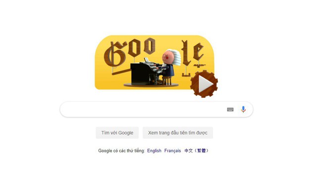 Google tôn vinh nhà soạn nhạc thiên tài Sebastian Bach bằng doodle thú vị - Ảnh 1.