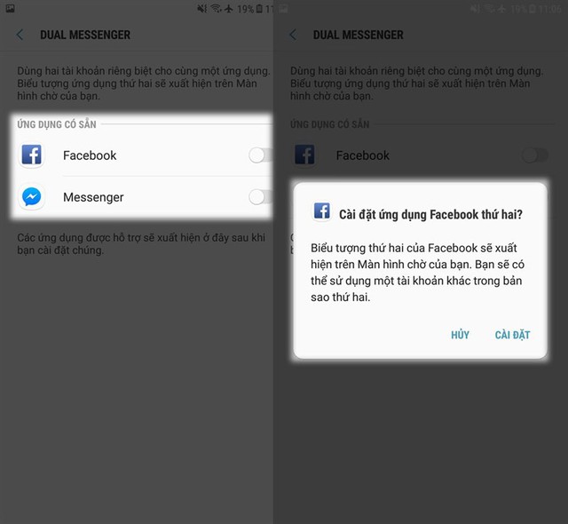 Bật mí thủ thuật dùng 2 tài khoản Facebook cùng một lúc trên điện thoại Samsung - Ảnh 3.