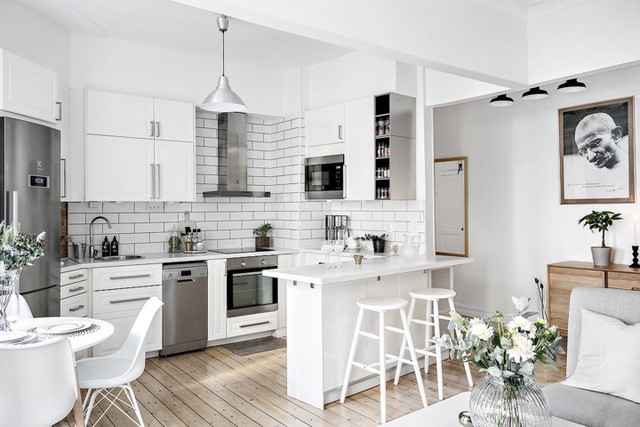 Phòng bếp mang phong cách hiện đại trong không gian chật hẹp - Ảnh 4.