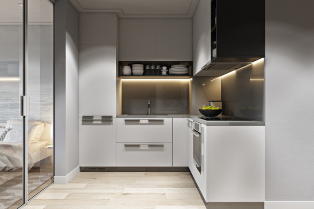 Phòng bếp mang phong cách hiện đại trong không gian chật hẹp - Ảnh 7.
