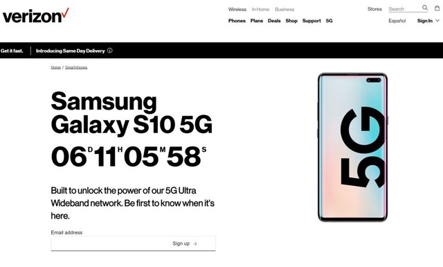 Người dùng Mỹ có thể đặt mua Galaxy S10 5G vào ngày 17/4 - Ảnh 1.
