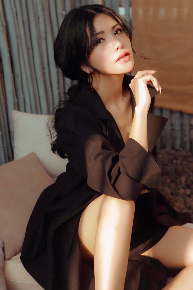 Hoa hậu Loan Vương quyến rũ chết người trong bộ ảnh mới - Ảnh 6.