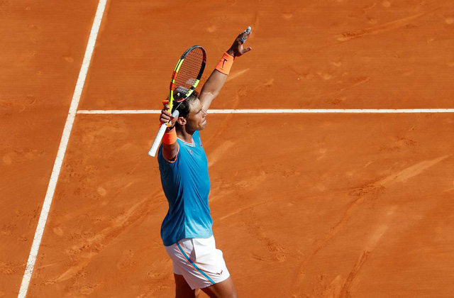 Thắng nhàn Dimitrov, Nadal vào tứ kết Monte Carlo Masters 2019 - Ảnh 1.