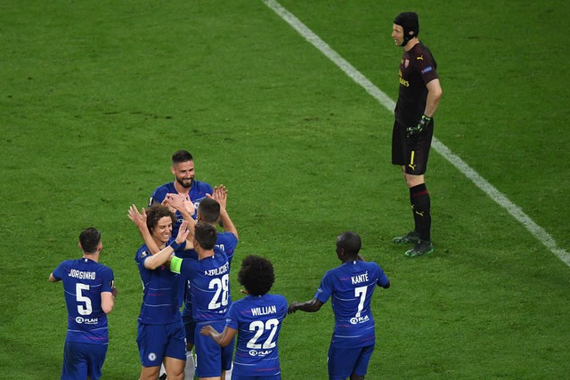 ẢNH: Hazard lập cú đúp, Chelsea giành ngôi vô địch Europa League - Ảnh 19.