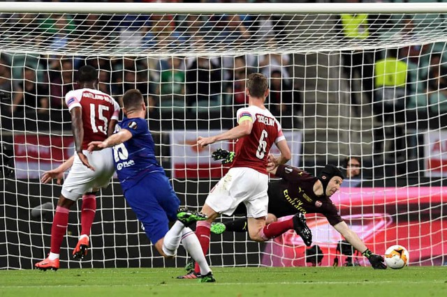 ẢNH: Hazard lập cú đúp, Chelsea giành ngôi vô địch Europa League - Ảnh 8.