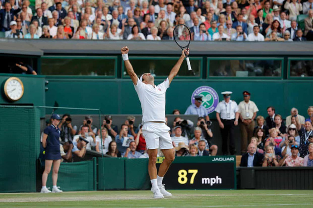 Thắng kịch tính Nadal, Federer lần thứ 12 vào chung kết Wimbledon - Ảnh 4.