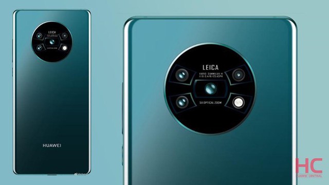 Rò rỉ thiết kế cụm camera “tròn xoe” siêu lạ của Huawei Mate 30 Pro - Ảnh 1.