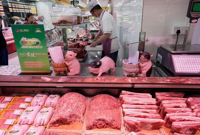 Giá thịt lợn tại Trung Quốc có thể tăng tới 70% trong năm nay - Ảnh 1.