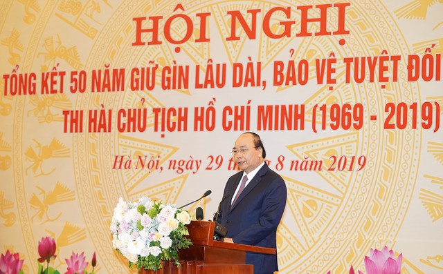 Thủ tướng dự Hội nghị tổng kết 50 năm gìn giữ, bảo vệ thi hài Chủ tịch Hồ Chí Minh - Ảnh 1.