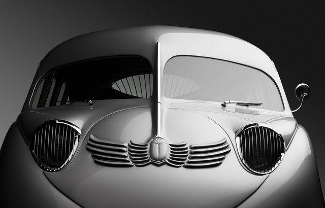 Chiêm ngưỡng chiếc minivan hình giọt lệ đầu tiên trên thế giới, vật chứng của thế chiến thứ 2 - Ảnh 3.