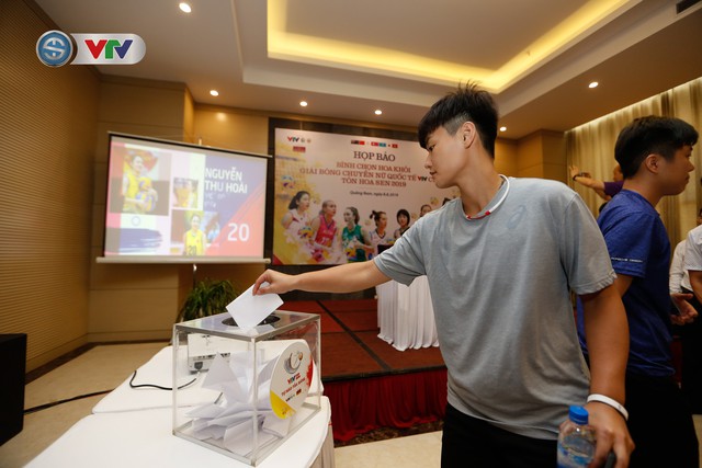 Họp báo bình chọn danh hiệu Hoa khôi VTV Cup Tôn Hoa Sen 2019 - Ảnh 5.
