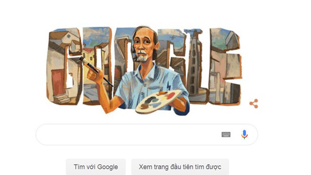 Google vinh danh họa sĩ Bùi Xuân Phái nhân 99 năm ngày sinh của ông - Ảnh 1.