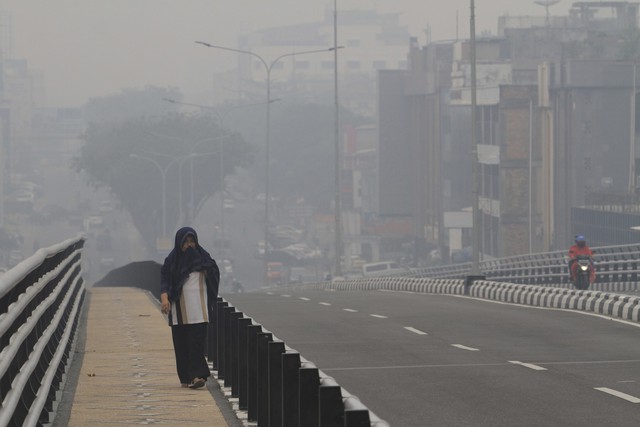 Gần 40.000 người ở Indonesia phải điều trị vì khói cháy rừng - Ảnh 1.