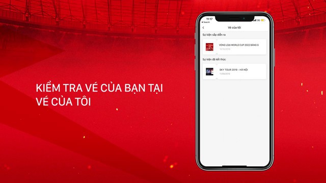 Hướng dẫn chi tiết mua vé bóng đá xem ĐT Việt Nam tại vòng loại World Cup 2022 trên ứng dụng di động - Ảnh 29.